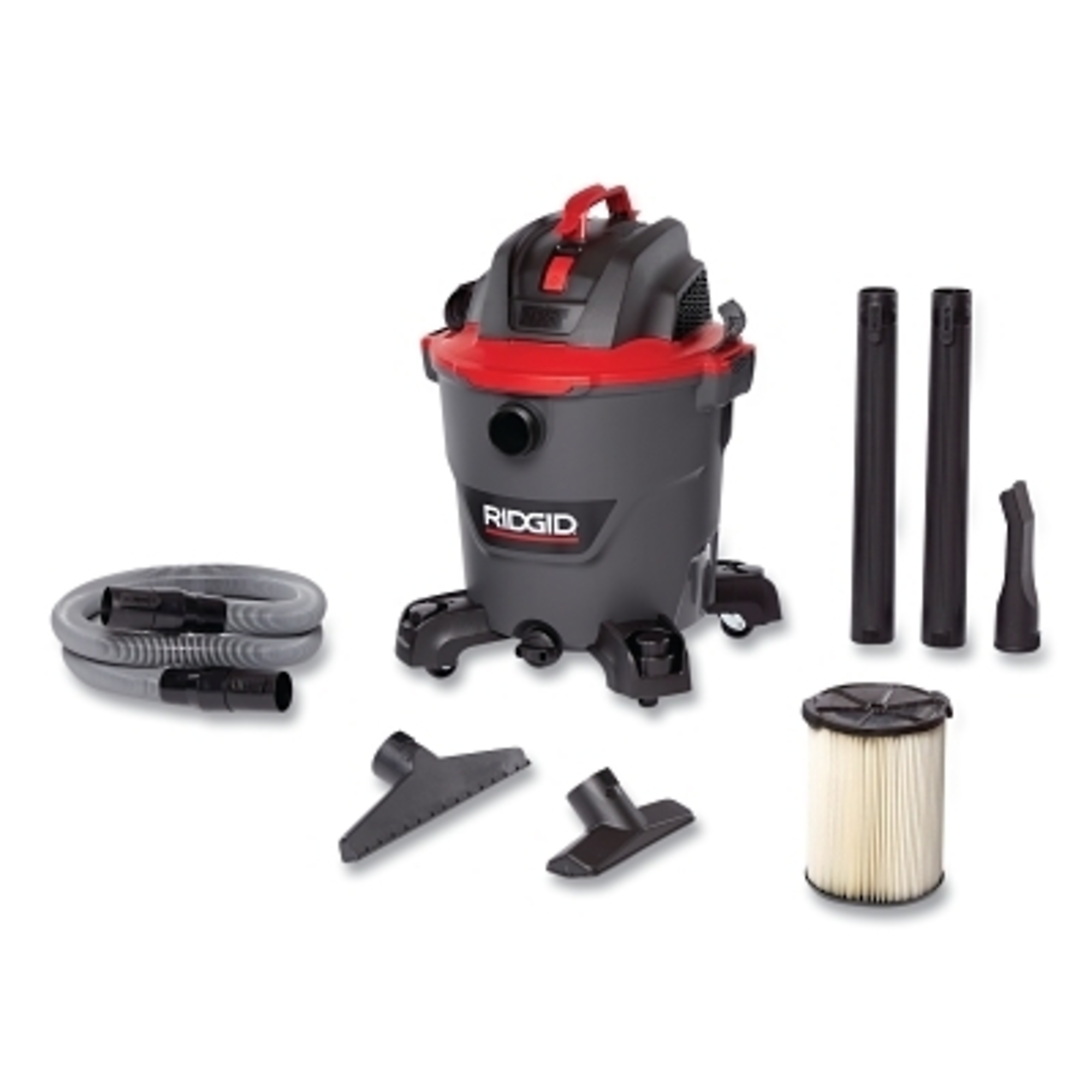 Ridgid NXT Wet/Dry Vacuum — 12 Gal., 5.0 Peak HP, Large Drain, Model# 632-62703